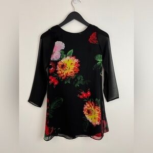 BLUSH by US LOS ANGELES chiffon Floral dress